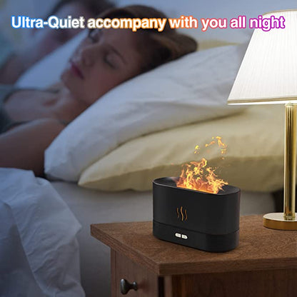 RGB Flame Humidifier and Aroma Diffuser (FREE HOME DELIVERY)