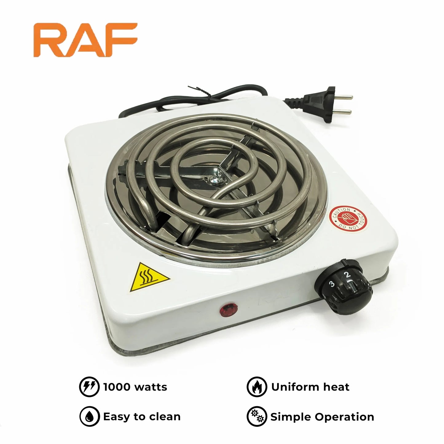 RAF Mini Electric Heater Stove, Hot Plate Electric Cooking Stove